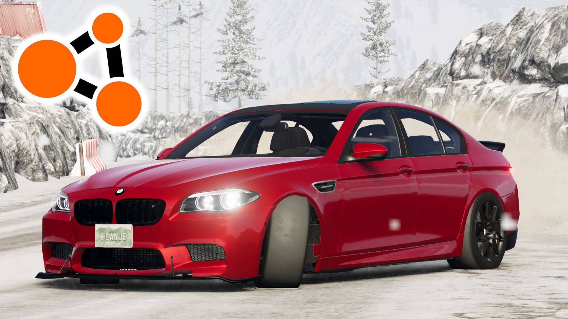 Смертельный дрифт на скользкой дороге #1 - BeamNG Drive