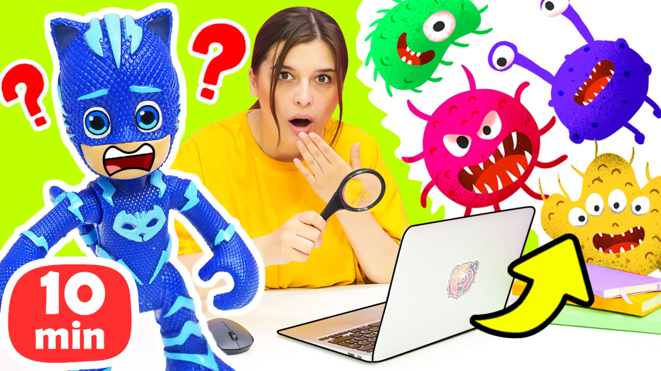 🦸🛹🕵️ Миссия: найти Гекко и скейтборд! Герои в масках и Маша спешат на помощь!