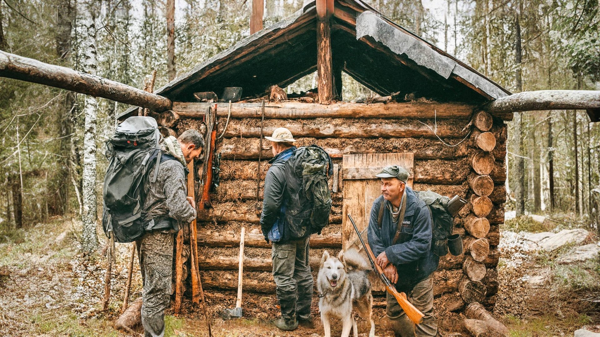 Поход в тайгу на 5 дней с Костей Bushcraft34. Охота на рябчика. смотреть онлайн