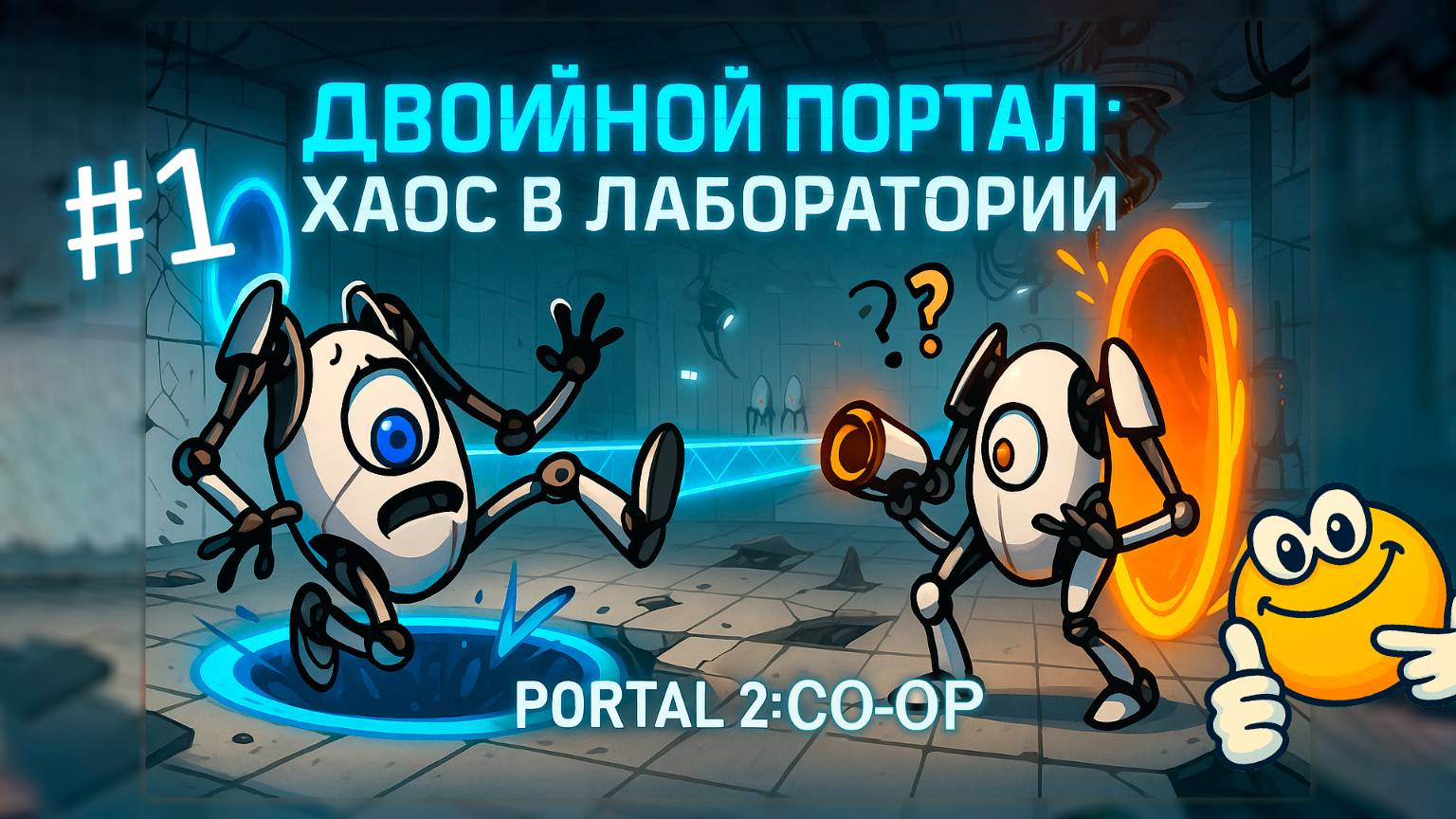 Двойной портал: Хаос в лаборатории | Portal 2: CO-OP