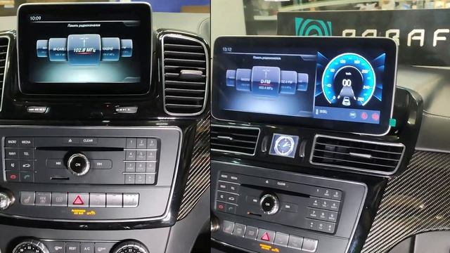 Магнитола для Mercedes GLE/GLS 2015-2019 NTG 5.0 Parafar на Андроид 11.0 PF7129A118/128 смотреть онлайн