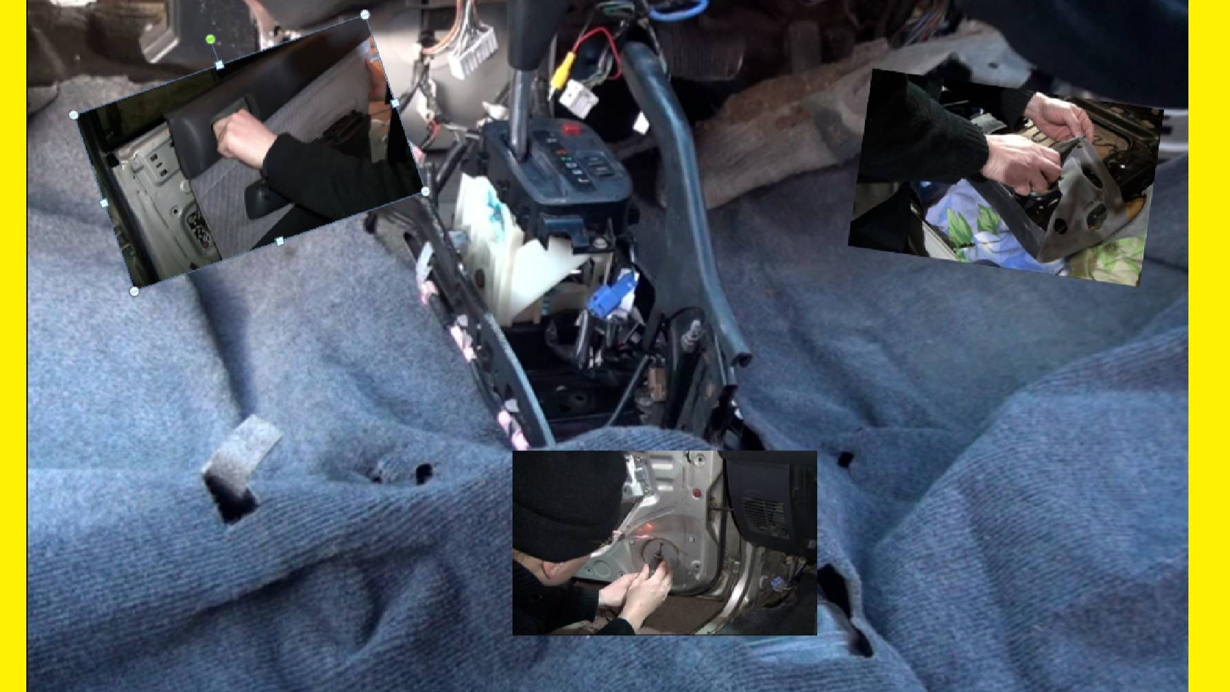 Сборка салона Toyota Carina в кузове T190