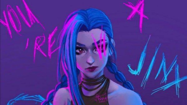 Jinx _ MARINA - Bubblegum B_tch _ Arcane [4K] (360p)
