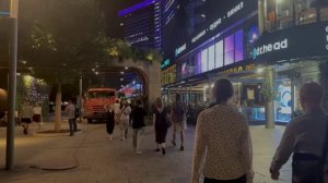 🌃 Летняя ночь на Новом Арбате — огни большого города, атмосфера Москвы и вечерняя прогулка ✨🚶♀️