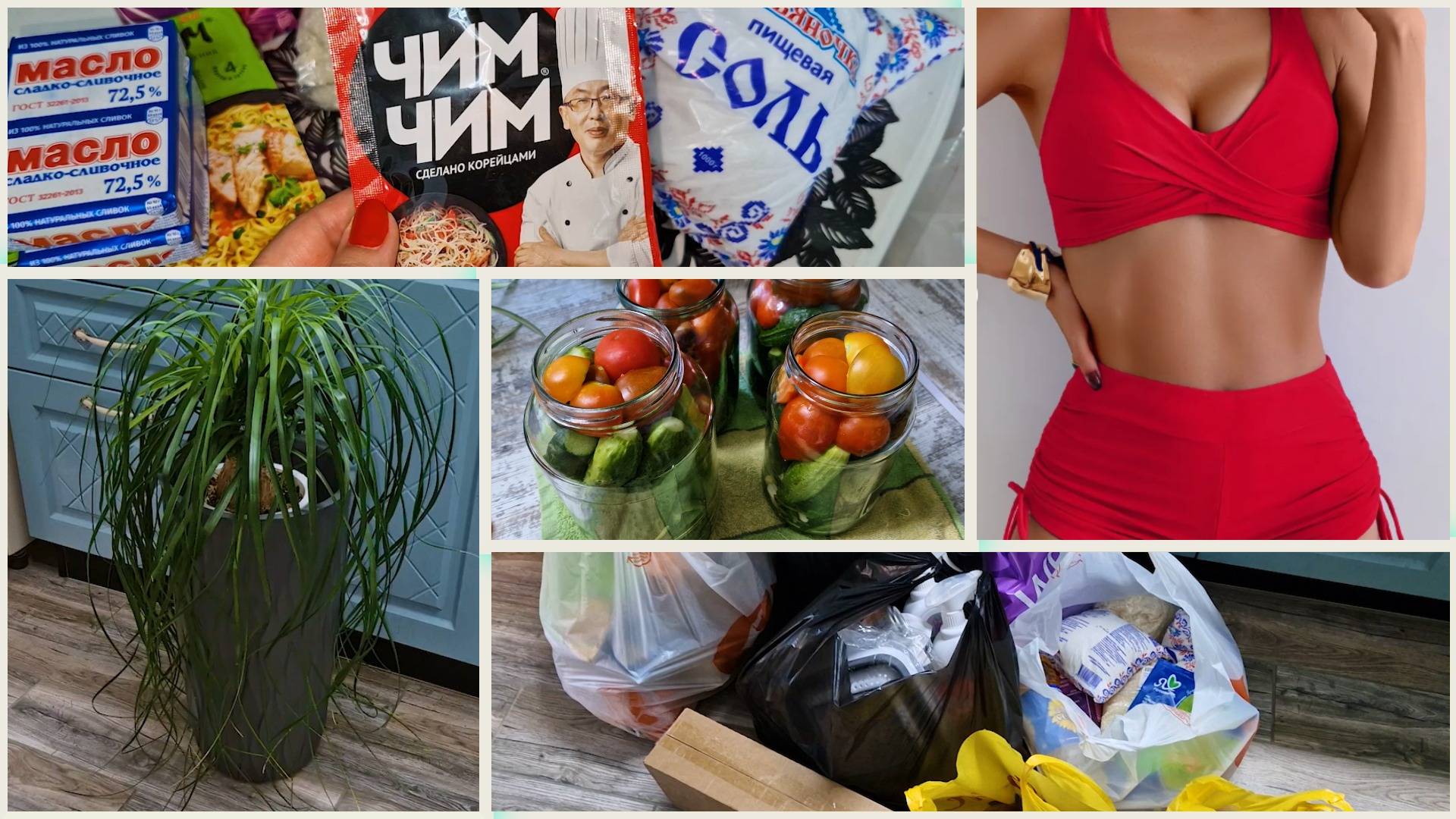 Огурцы Большой обзор покупок. Купальник, продукты, нужности для цветов смотреть онлайн