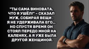 ИСТОРИИ ИЗ ЖИЗНИ: «ТЫ САМА ВИНОВАТА, ЧТО Я УШЁЛ!» – СКАЗАЛ МУЖ, СОБИРАЯ ВЕЩИ К ДРУГОЙ
