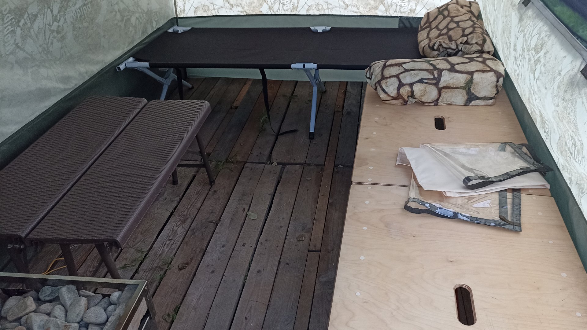 Мобиба.МБ-18.Внутренний объём для жилой и бани. смотреть онлайн