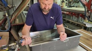 Наш опыт сверления раковины из нержавейки