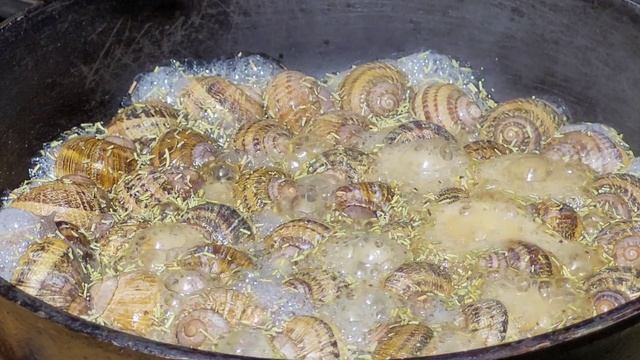 Готовим улитки по гречески!