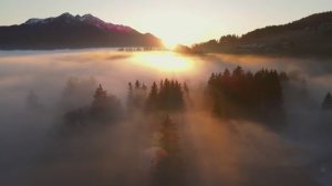 Релакс Туманные Пейзажи Под Расслобляющею Музыку Лес, Горы, Природа Полный Дзен!!!!!!!!!!