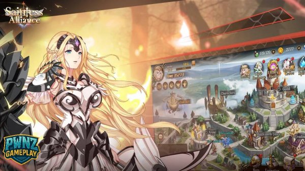 Saintess Alliance Gameplay Android iOS Games Фрагмент игры на Андроид