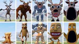 Эволюция всех проклятых оленей против всей семьи тунг-тунг-сахур