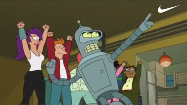 Futurama dances for Nike смотреть онлайн
