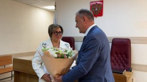 К.И. Боков представил коллективу Ленинского райсуда г. Ставрополя нового председателя (01.08.2025)