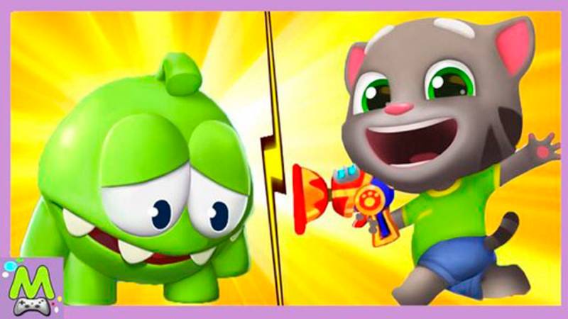 Говорящий Том против Ам Няма.Бег по Крышам против Приключений в Парке.Какая Игра Круче смотреть онлайн