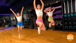 Фитнес-аэробика: прыгаем и худеем! Доброе утро. Фрагмент выпуска от 01.08.2025