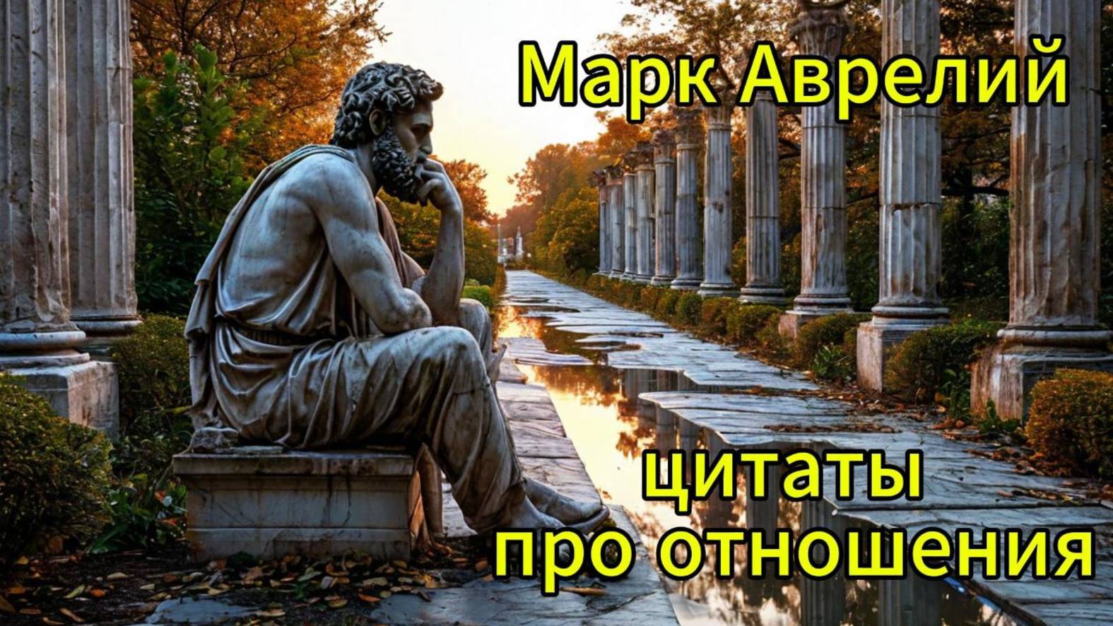 Марк Аврелий, цитаты про отношения смотреть онлайн