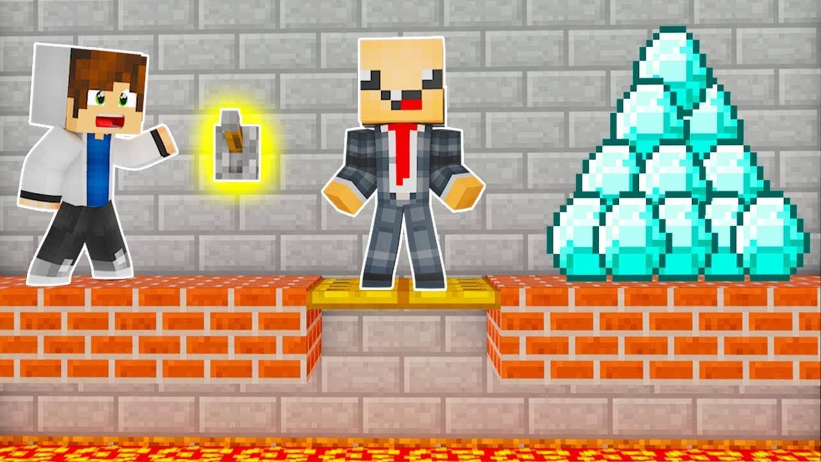 ТРОЛЛИНГ НУБА И ПРО В МАЙНКРАФТЕ? ТРОЛЛИНГ НУБИКА И ПРО! ЛОВУШКИ КОТОРЫЕ СЛОМАЮТ МОЗГ!