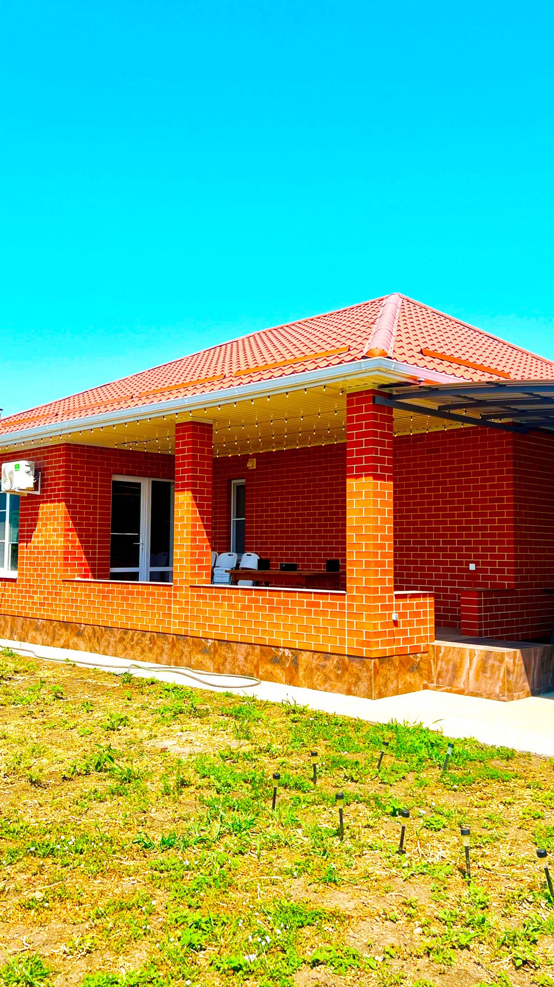 Кирпичный дом с мебелью, террасой и двумя санузлами — до моря 2 часа, до Краснодара 30 км смотреть онлайн