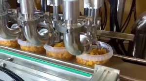 Комплексная линия фасовки и упаковки квашеной капусты в пластиковые ведра