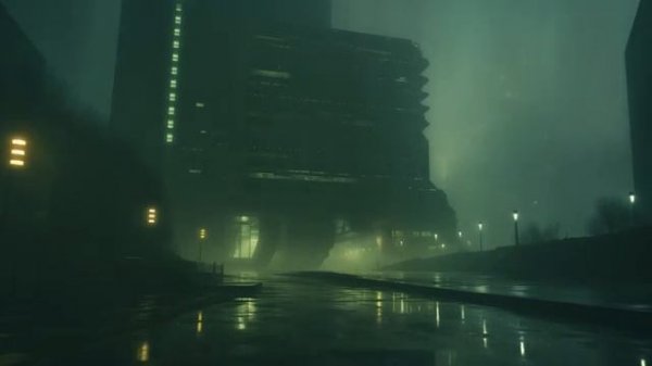 💿👽OPSEC - SCI-FI Ambience - Chill Cyberpunk Ambient Rain