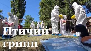 В Новоайдаре прошло учебное мероприятие по ликвидации очага высокопатогенного гриппа птиц