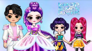 Свадебное шоу охотников на демонов K-Pop Rumi, Zoey & Mira Bridal Glow-Up Myria Fashion