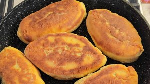 ПИРОЖКИ НА КЕФИРЕ ЖАРЕНЫЕ НА СКОВОРОДЕ