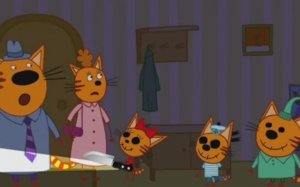 Horror Три кота "не наша бабушка"