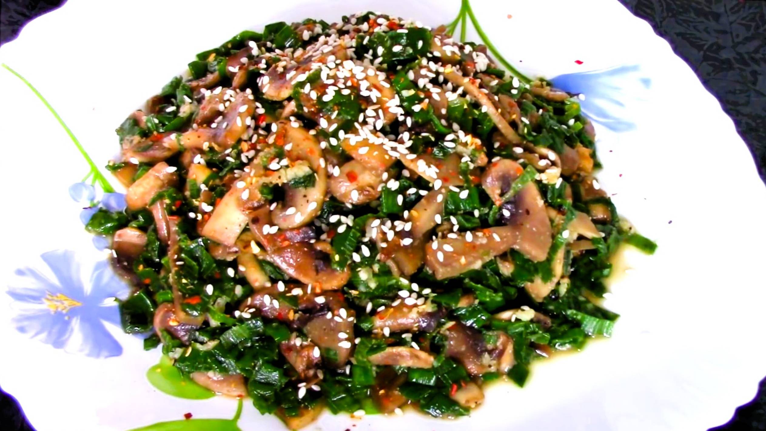 Салат с грибами по-корейски смотреть онлайн