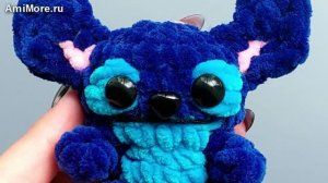 Амигуруми: схема Стич | Игрушки вязаные крючком