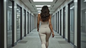 Женские походки. Вид сзади