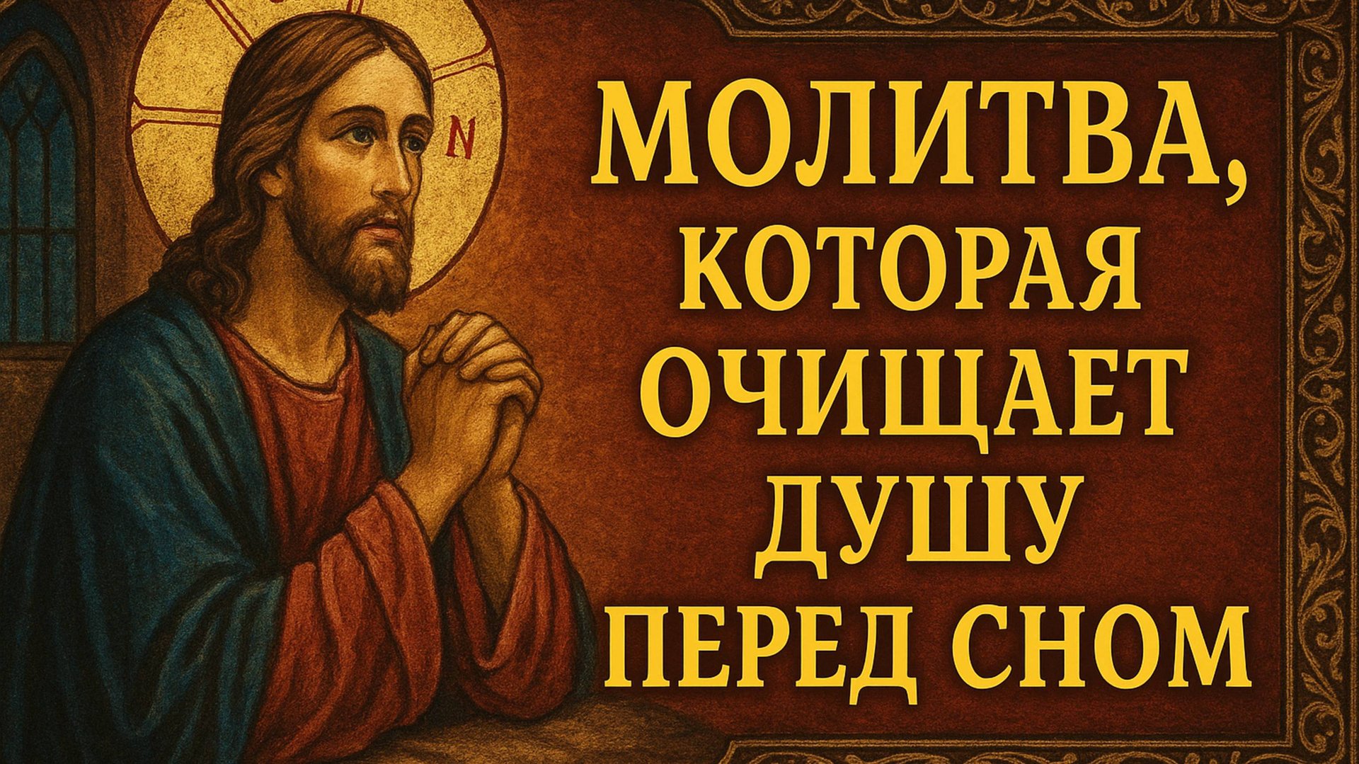 Молитва которая очищает душу перед сном смотреть онлайн
