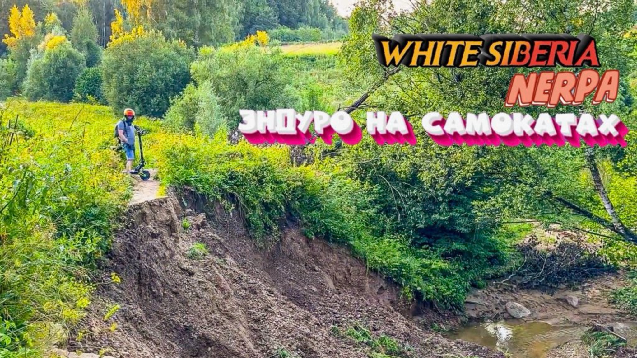 Бездорожье на электросамокате White Siberia Nerpa pro. Эндуро на самокатах. Нерпа уничтожает лес