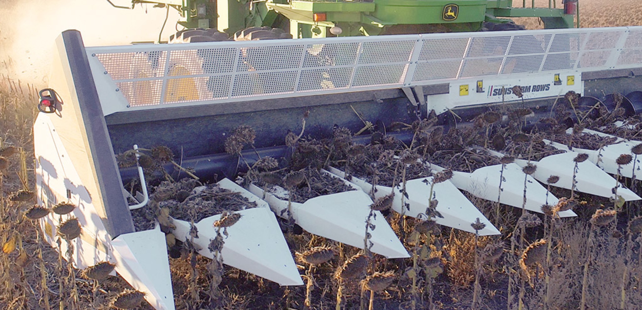 Жатка для уборки подсолнечника Nardi - революционная система захвата и среза