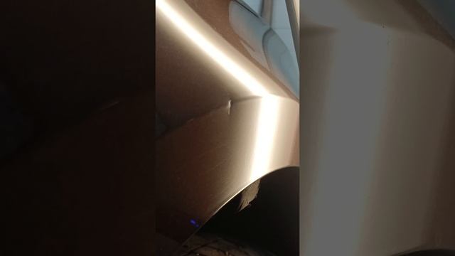 Вмятина с сколом , ремонт PDR