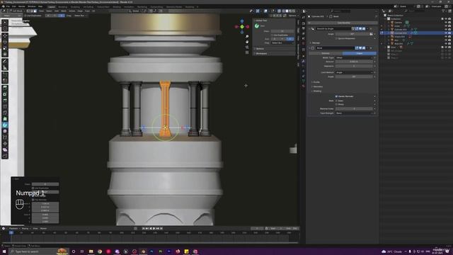 9 -Creating Pillars Part - 3 смотреть онлайн