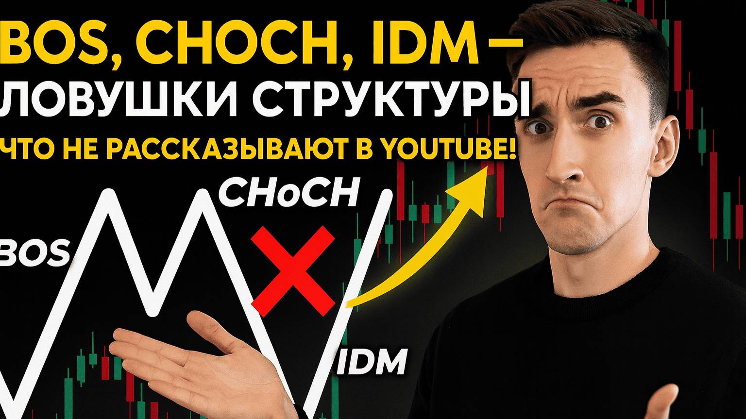 BOS, CHoCH, IDM — Ловушки Структуры. Что не рассказывают в YouTube. Обучение трейдингу по полочкам смотреть онлайн