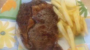 Как жарить стейк рибай медиум. Жарим мясо на сковороде