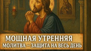 Мощная утренняя молитва - защита на весь день