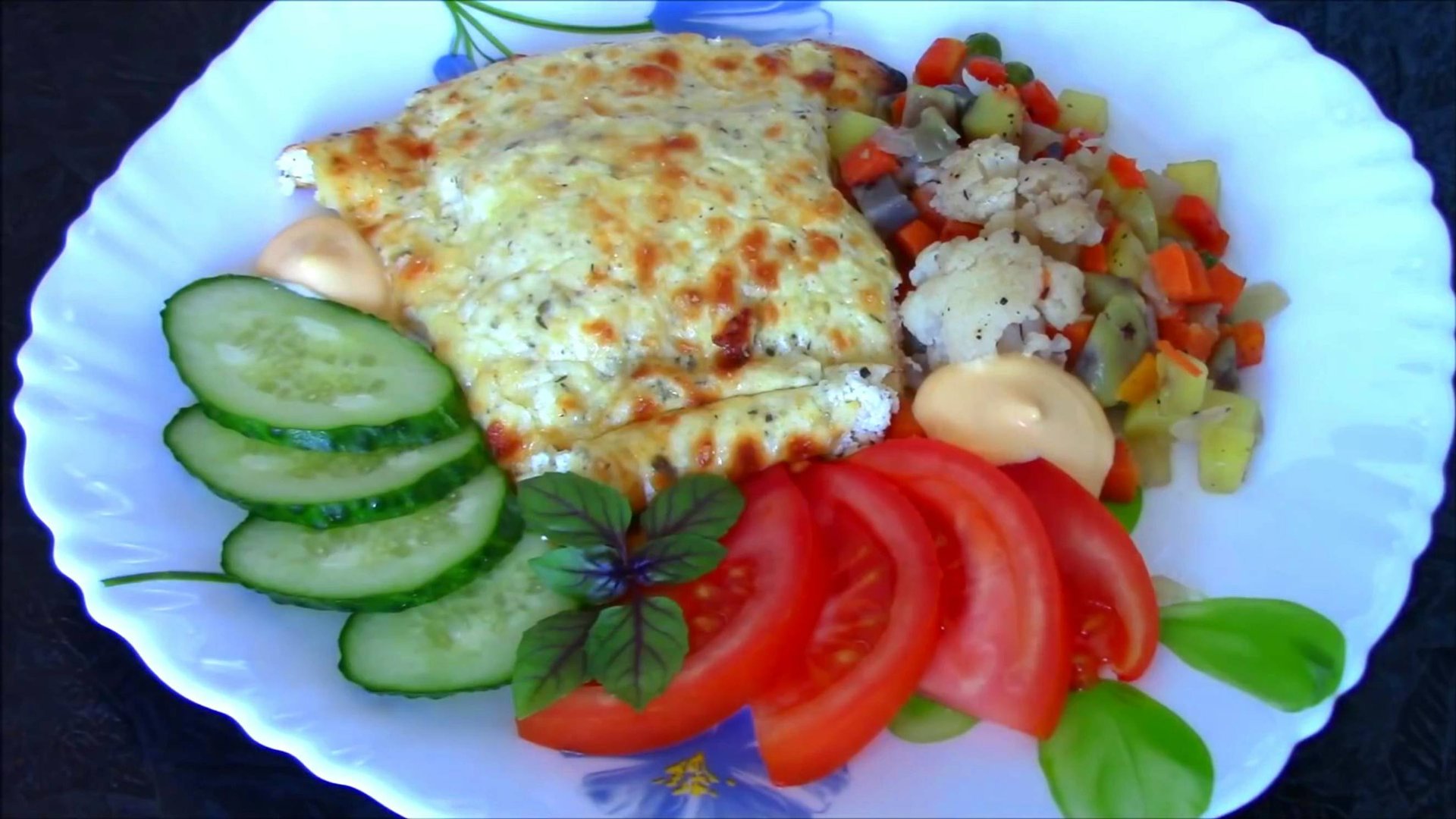 Рыба под творожной шубой смотреть онлайн