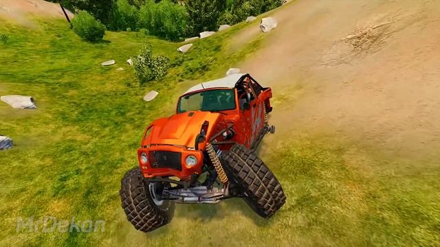 Off Road Satisfying Crashes #1 - BeamNG Drive