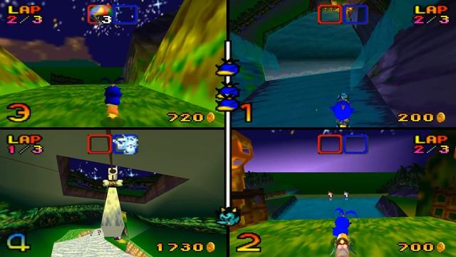 Snowboard Kids 2 [N64] 4 Player
