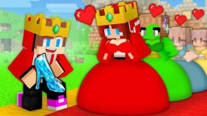 Король Зеничи выбирает принцессув Майнкрафте, мультфильм