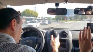 Проезд перекрестка с круговым движением