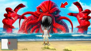 НАШЕЛ ДРЕВНЕГО ВОДНОГО МОНСТРА ГЛУБИНЫ В ГТА 5! РЕАЛЬНАЯ ЖИЗНЬ ОБЗОР МОДА GTA 5 MODS! ГТА МОД ИГРЫ