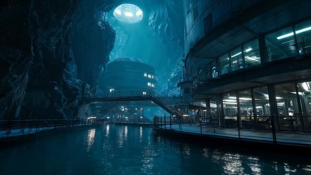 CATACOMBS Outpost ｜ Dark Ambient Sci-Fi For Deep Focus ｜ 4K-(1080p30)