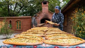 Турецкая Длинная Пицца по-Деревенски - Просто и Вкусно 🏡 🍕