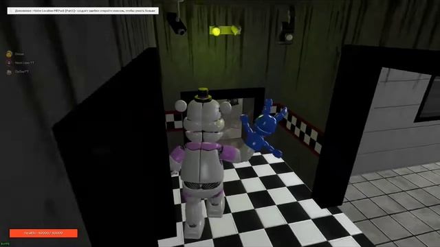 АНИМАТРОНИКИ ПУГАЮТ ОХРАННИКА FNAF 3 COOP ► Garry's Mod смотреть онлайн