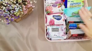 АСМР ШУРШАНИЕ. РАСКЛАДЫВАЮ И ПЕРЕБИРАЮ НОВОЕ МЫЛО. ШЕЛЕСТ И ШУРШАНИЕ УПАКОВКИ.